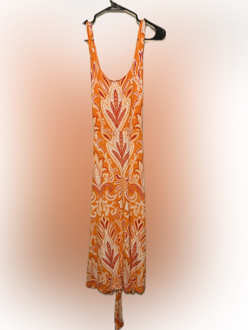 🔥5/$35🔥Loft Paisly Dress- Size L - Picture 11 of 12